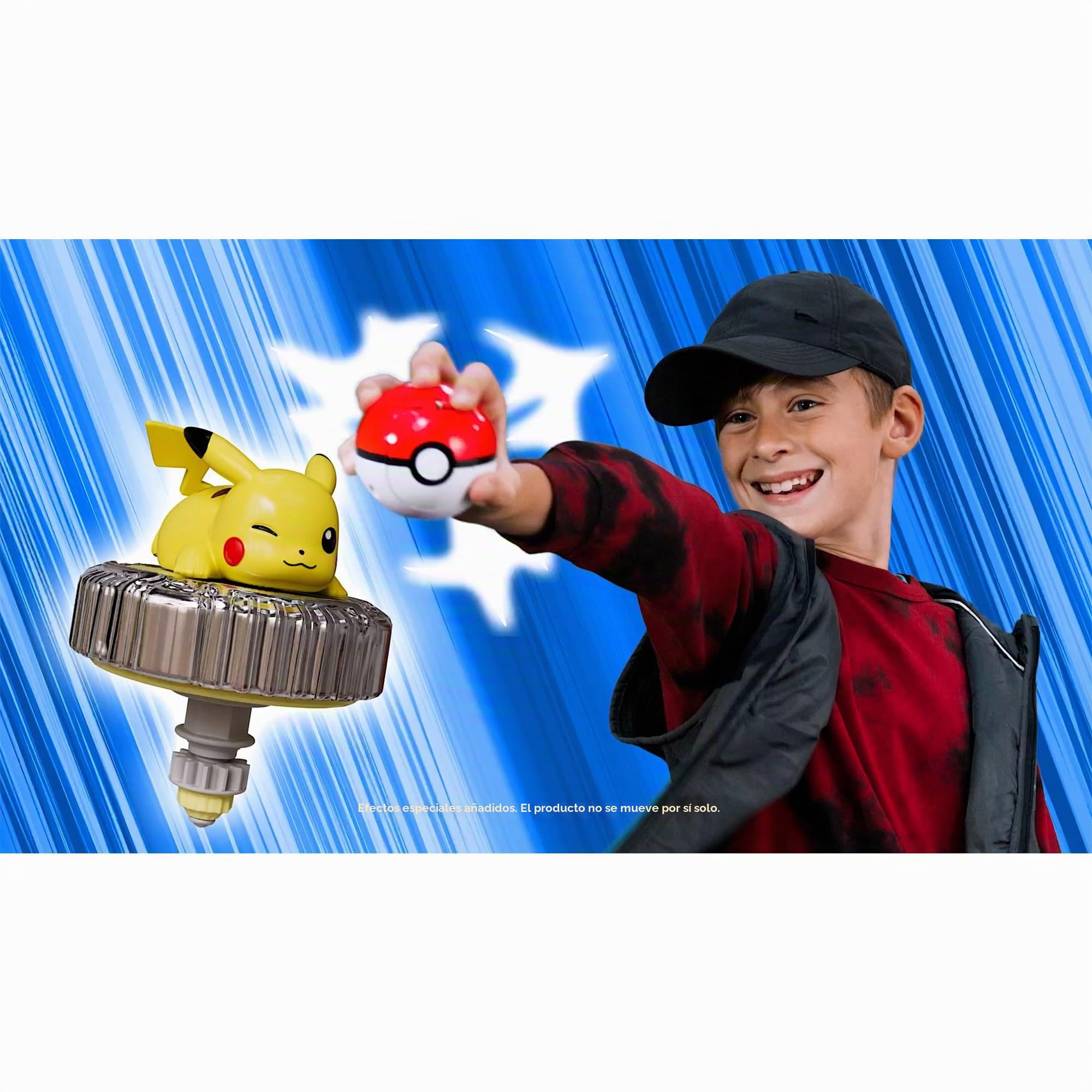 Pokémon Battle Spinner Arena Set – Dos Spinners de Batalla con Dos lanzadores de Bolas Poké Spinner y Battle Arena