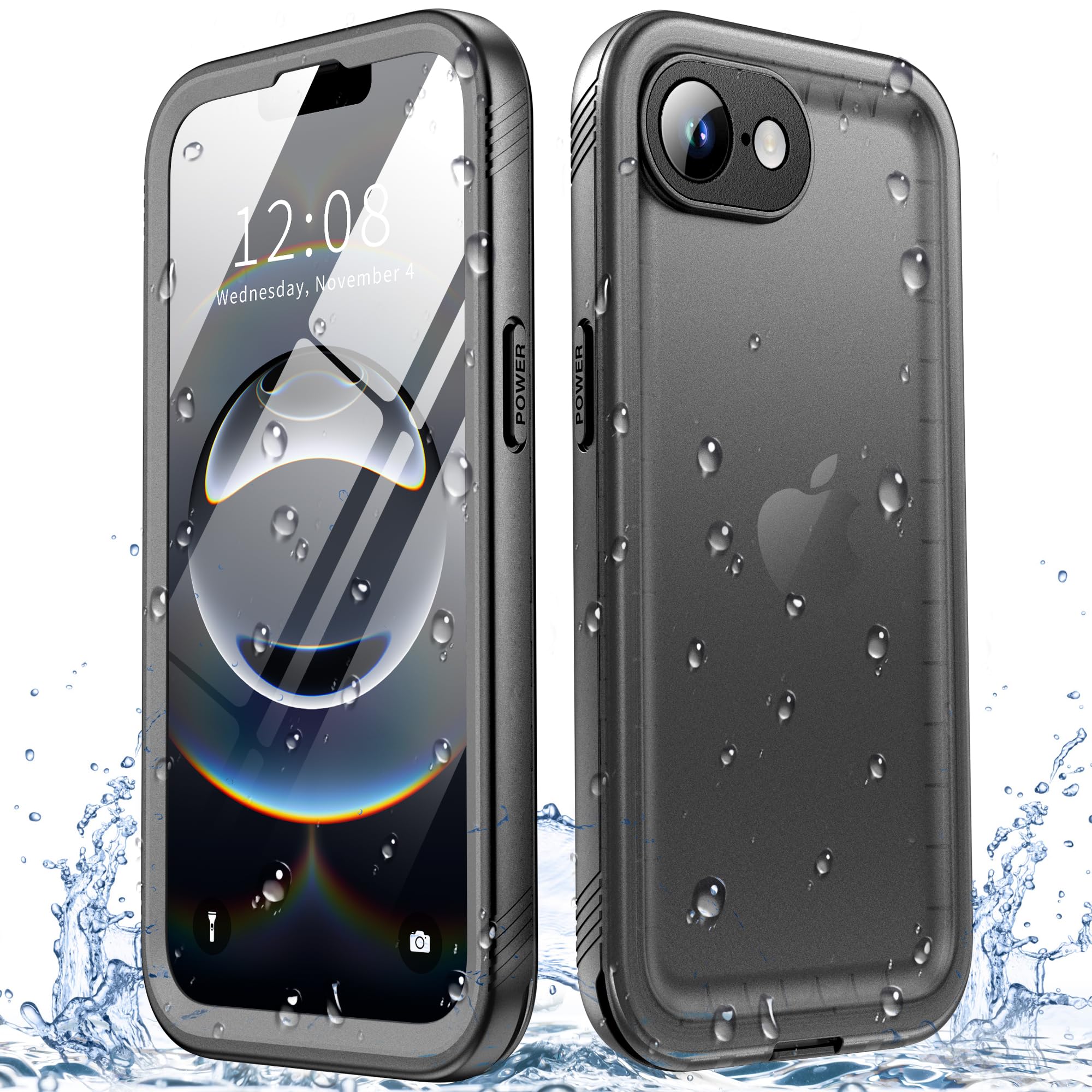 SPORTLINK for iPhone 16e/17e Waterproof Phone Case - Built in Screen & Camera Lens Protector,6.6FT Military Dropproof/Shockproof/Dustproof/IP68