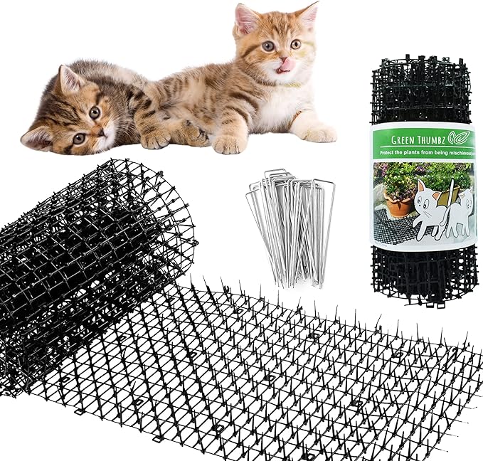 Green Thumbz Cat Spikes Cat Scat Mat for Cat Deterrent (2m x 30cm