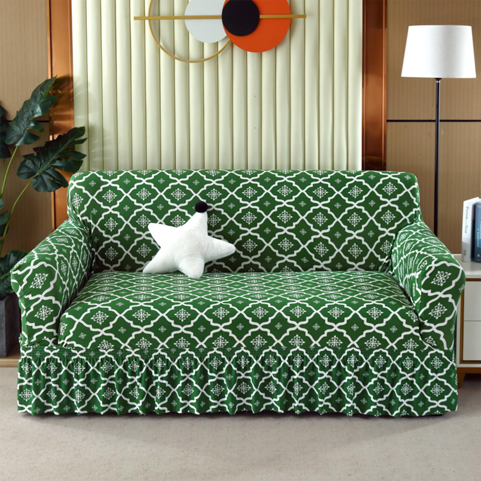 Housse protecteur de meubles élastique et lavable pour canapé