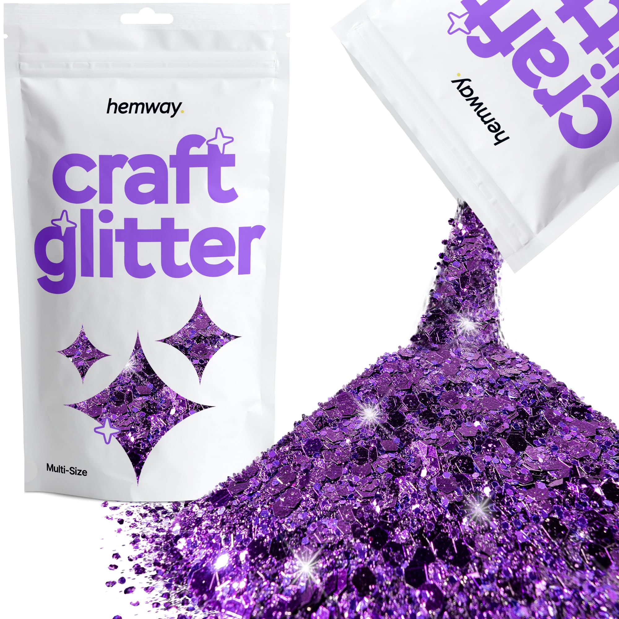 Brillantini glitter porporina e articoli decorativi Natale decoupage