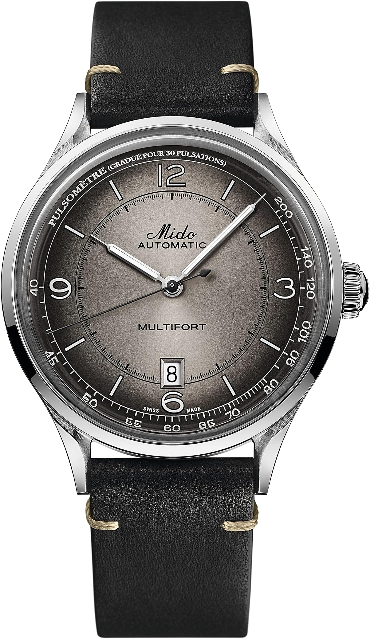 Multifort Patrimony - Swiss Automatic Watch for Men - Anthracite Dial - Case 40mm - M0404071606000