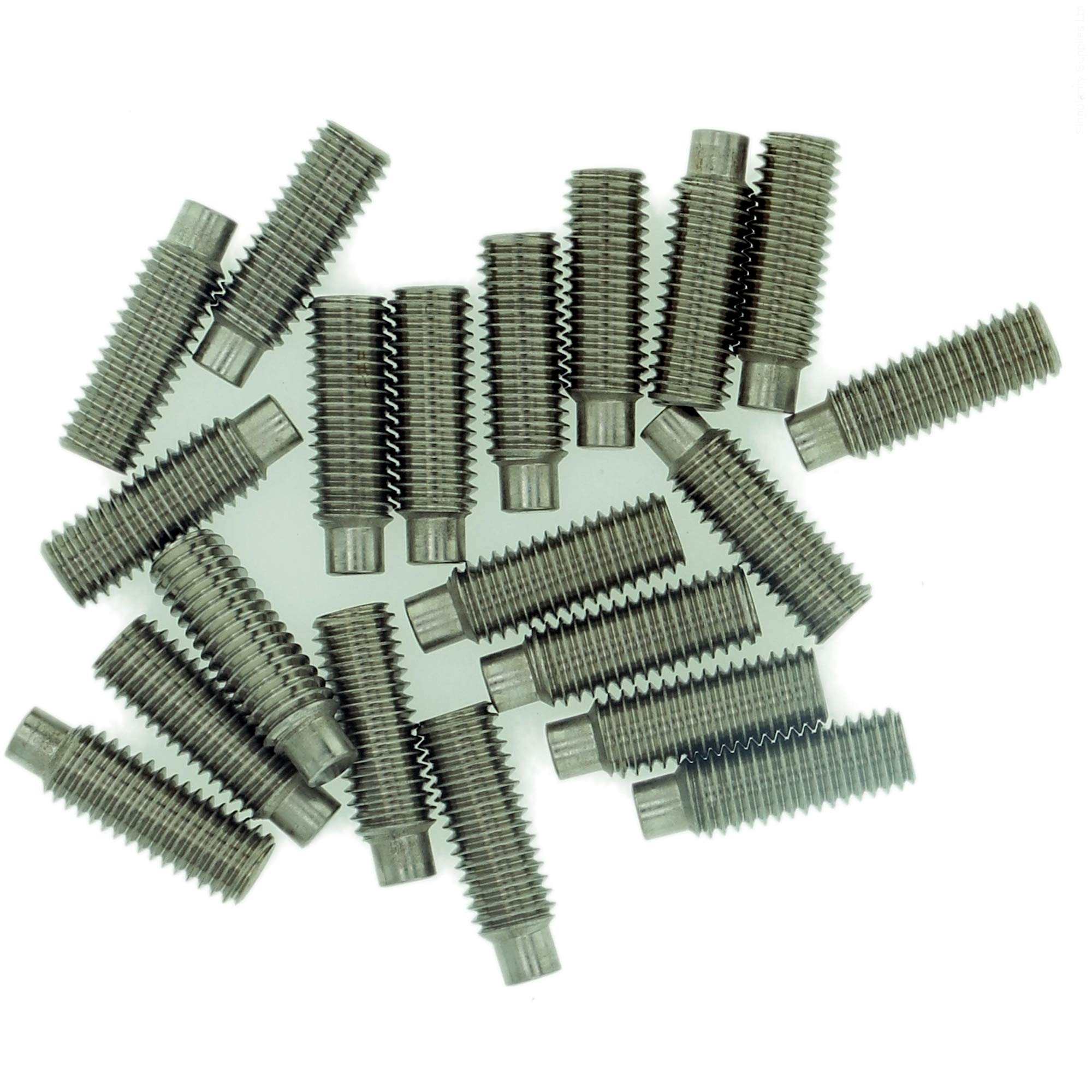Singularity Supplies M2 (2Mm X 12Mm) Hex Socket Grub Screw (Dog Point) - Stainless Steel (A2) (Pack Of 20)