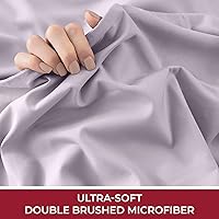 Vista 6 de Mellanni - Sábanas ajustadas tamaño King de la colección Iconic con bolsillo de hasta 16 pulgadas de profundidad; sábanas suaves y refrescantes