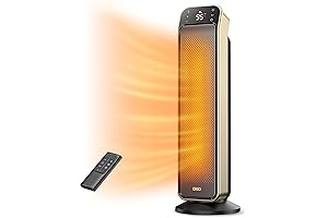 Dreo Space Heater Indoor, Electric Heaters for Large Rooms, Bedroom