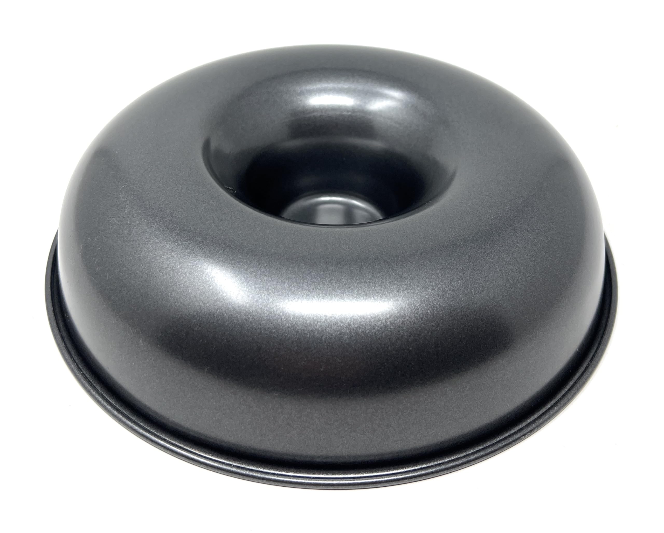 Stampo Ciambella Antiaderente con Tubo - Teglia Ciambellone - Stampo per Torte - Teglia Ciambella da Forno in Acciaio con Rivestimento Antiaderente - 21 cm