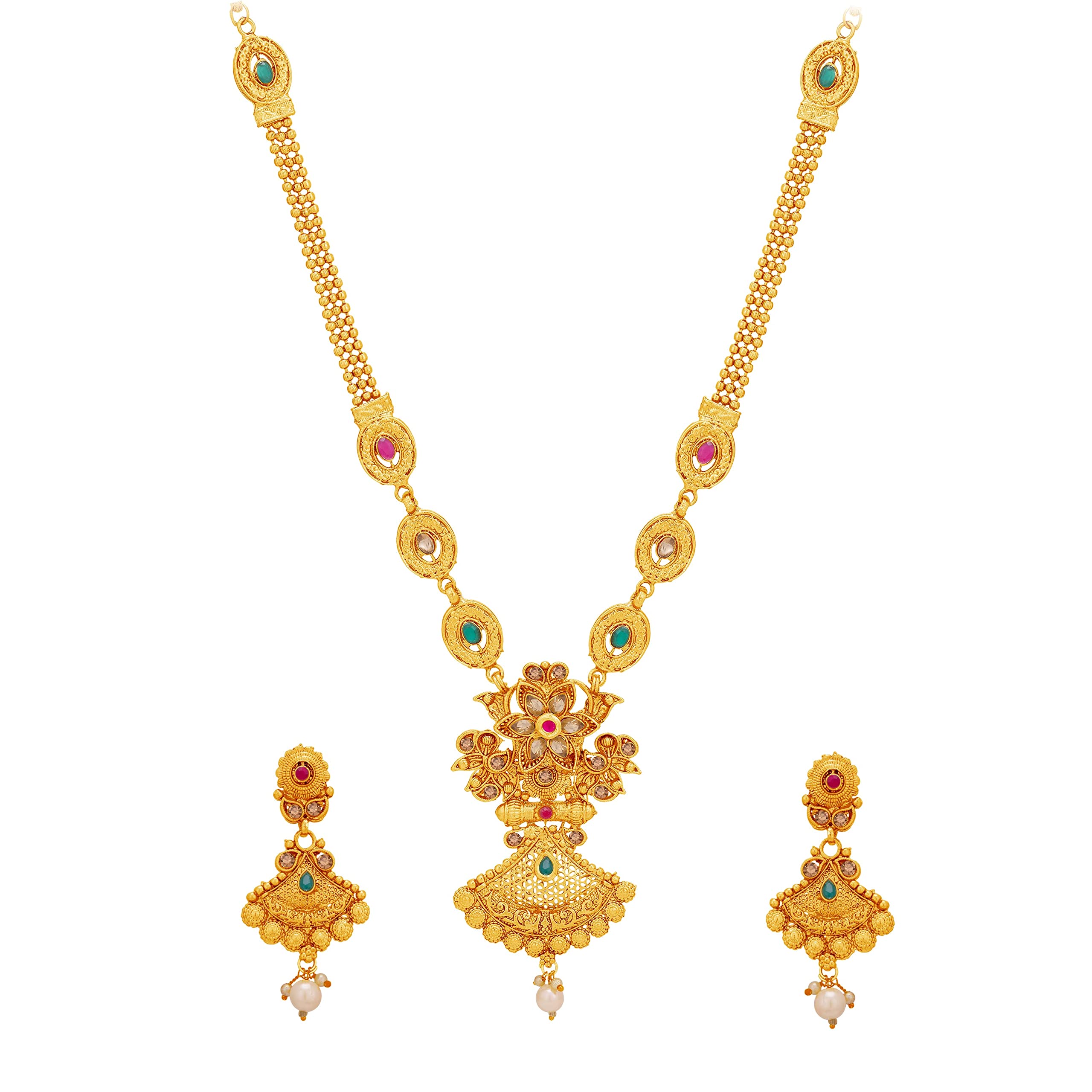 Sukkhi Enticing Gold Plated Choker Necklace Set for Women (NS104313) (B0B4X1VLHN) Amazon Price History, Amazon Price Tracker