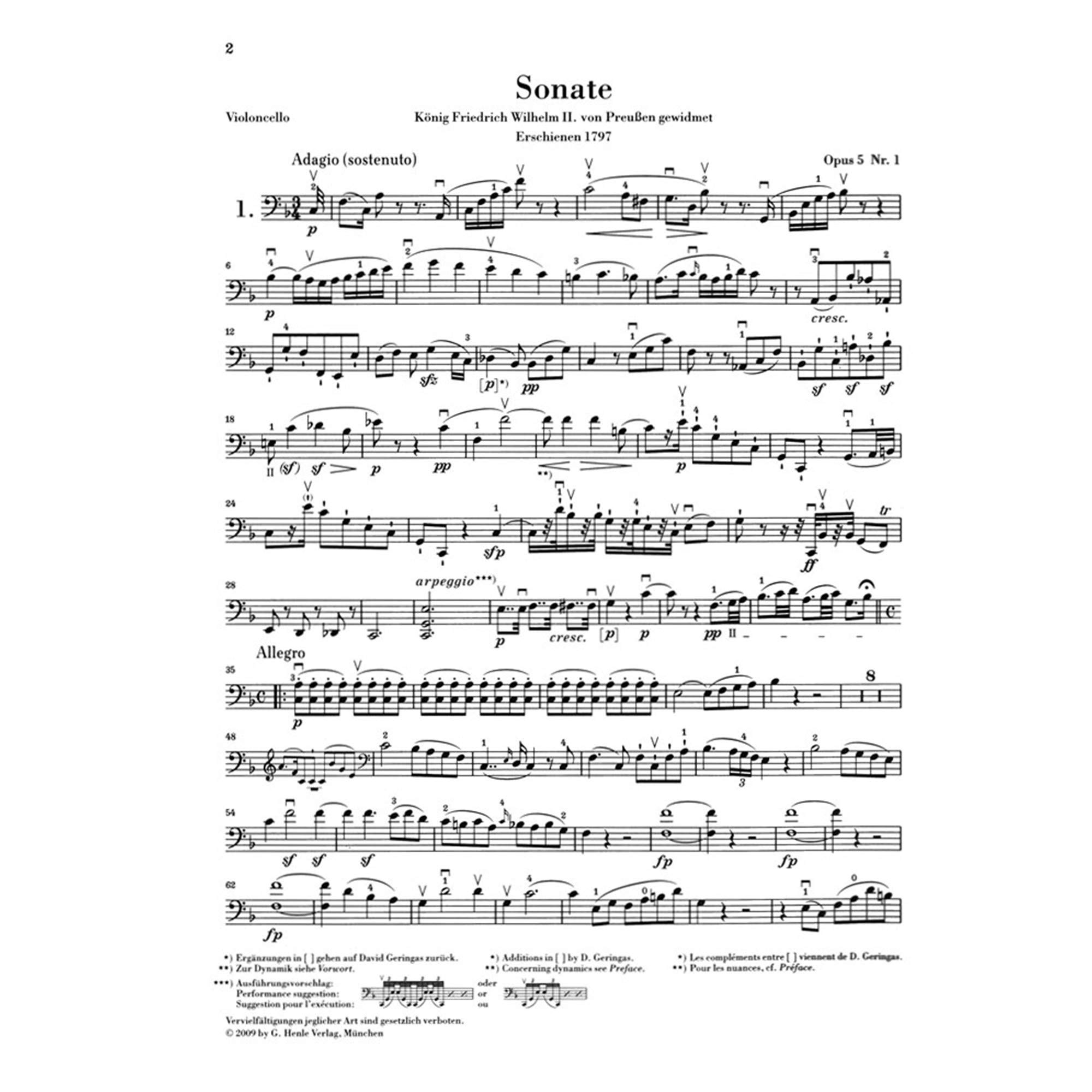 Beethoven: Cello Sonatas (Multilingual Edition) - Image 3