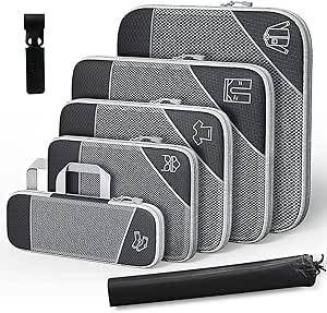 Amazon.com: Simplify Living Compression Packing Cubes for Travel ...