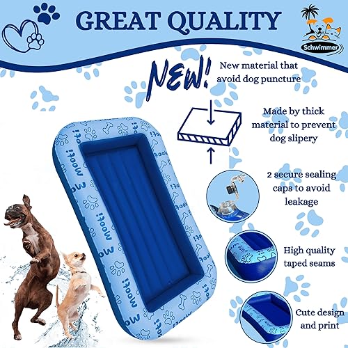 Miniatura 2 de Schwimmer Flotador de piscina prémium para perros grandes, seguridad mejorada, comodidad premium, diseño versátil, flotadores para perros para