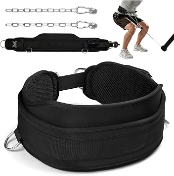 Squat Belt Compatible with Tonal, 30-57 in Adjustable Dip Belt | Reinforced squat and dip belt compatible with Tonal Machine, adjustable from 30-57 in for comfortable belt squat training