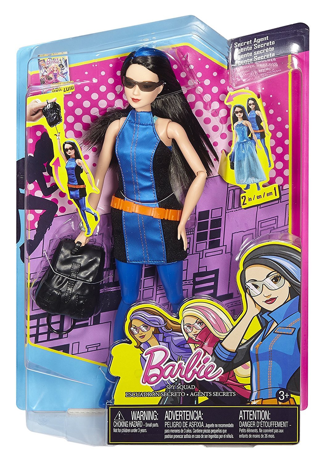 Barbie Spy Squad Renee Secret Agent Doll, Multi Color Amazon.in Toys