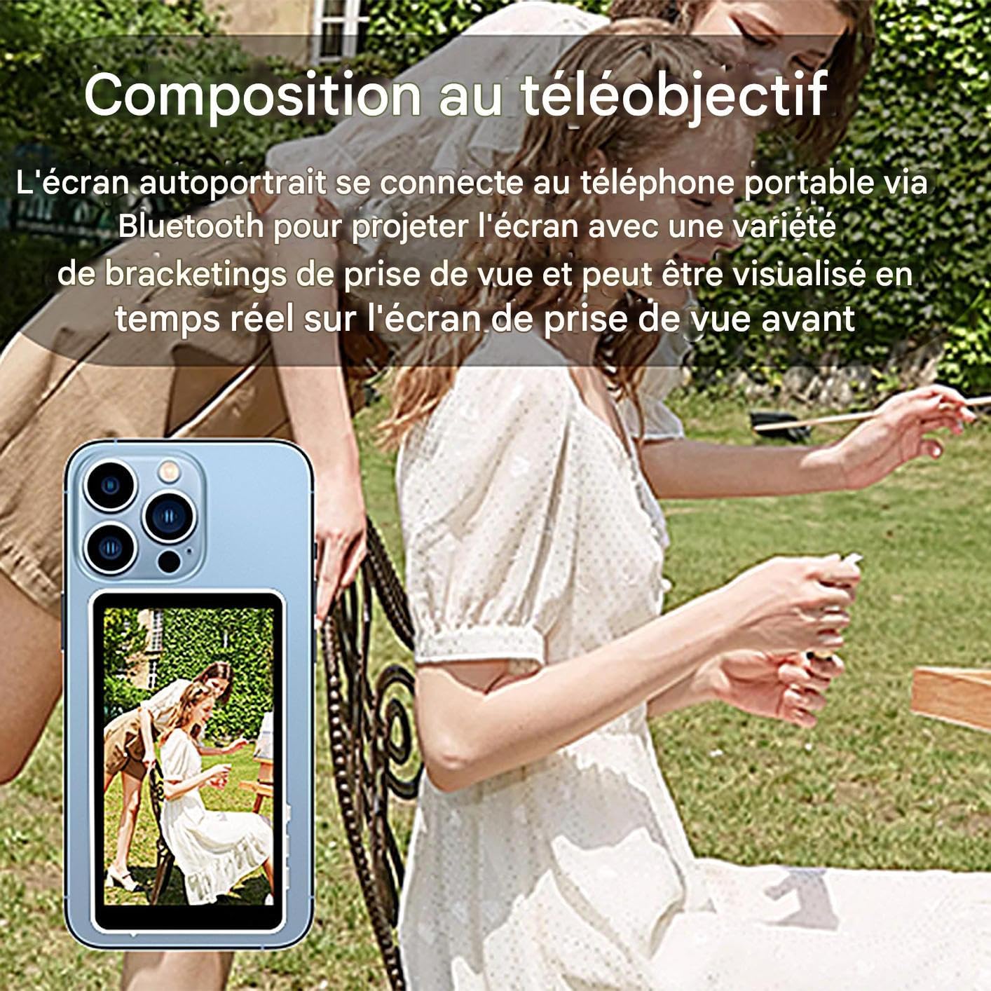 Ekran Monitora Do Vloga I Selfie Telefonem Bezprzewodowy Monitor do Selfie