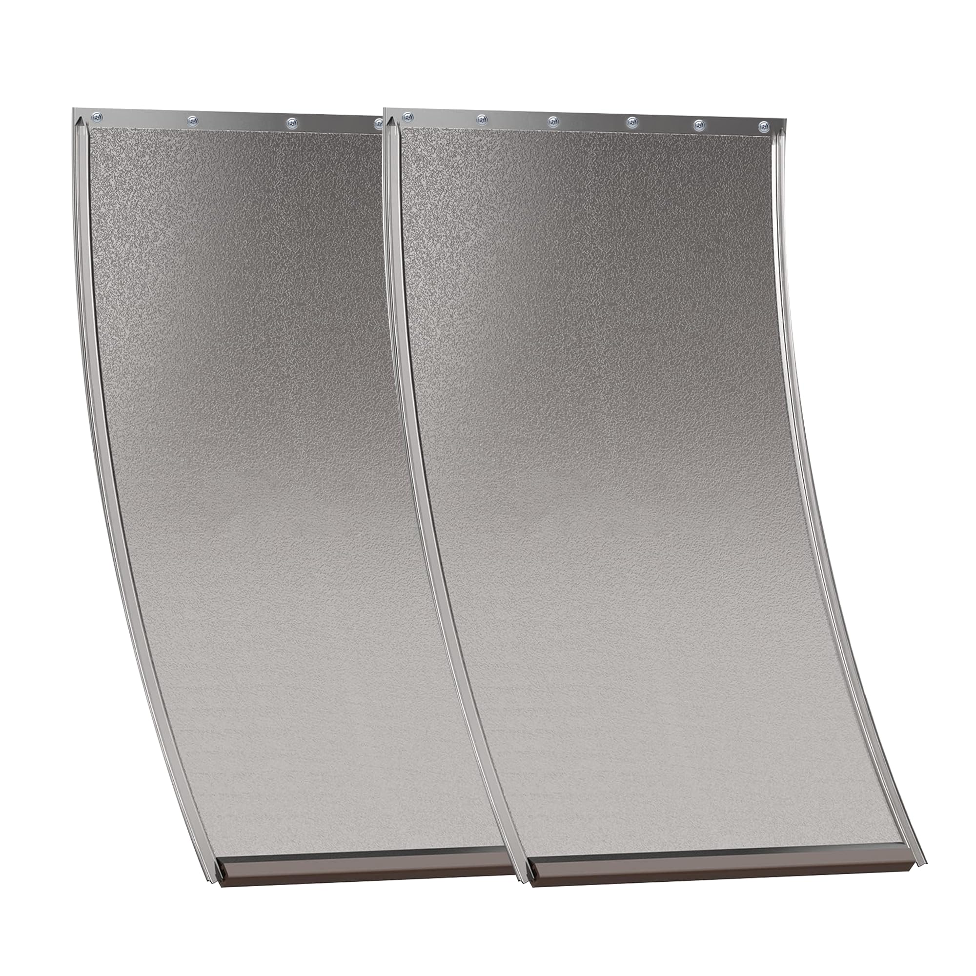 2 Pack Extra Large Dog Door Replacement Flaps with Screws, Compatible with PetSafe Freedom Doggie Doors PAC 11-11040, Dog Door Flap Measures 13 1/8”x 24 7/8”, Flexible, Durable