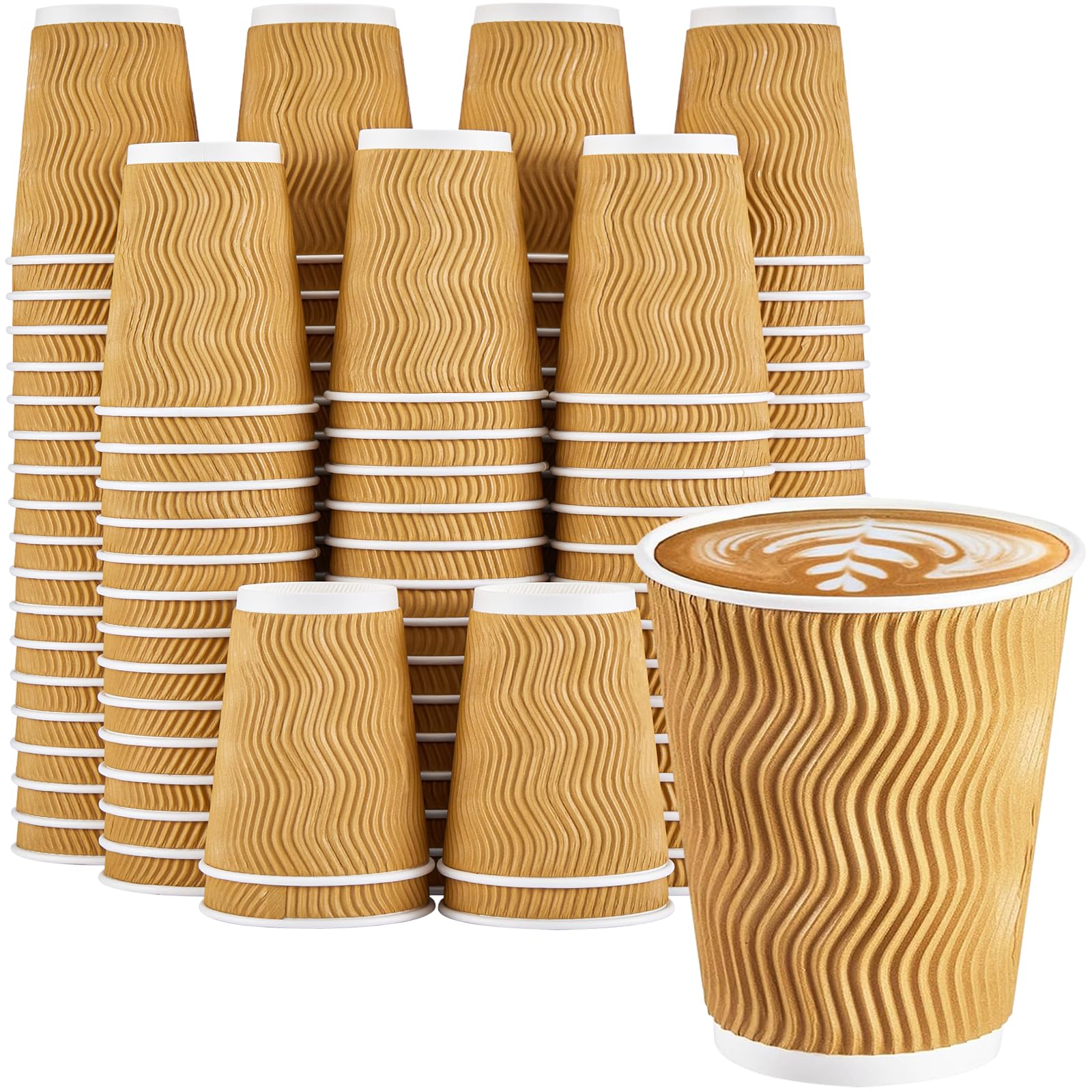 Clawsoff 150 Pack 8 oz Coffee Cups