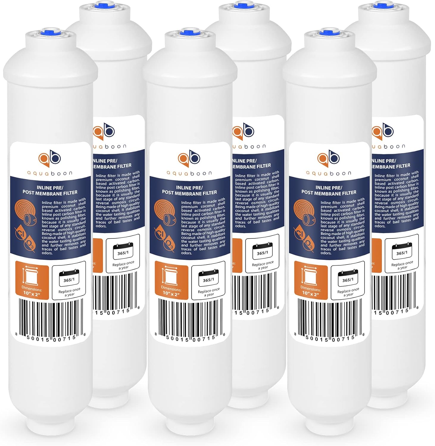 Inline Water Filter 6PACK 1/4" QuickConnect Filter