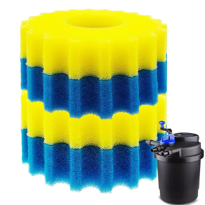 Refil de Espuma para Filtro de Lago e Aquário ShuRex, 4 Unidades