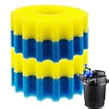 ShuRex Replacement Sponge Filter Media Pads for VIVOHOME 1580/1840GPH Biological Pond Filter, Compatible with 1580/1840GPH/CPF-2500/ CPF-3500 Pressure Koi Fish Pond Filter