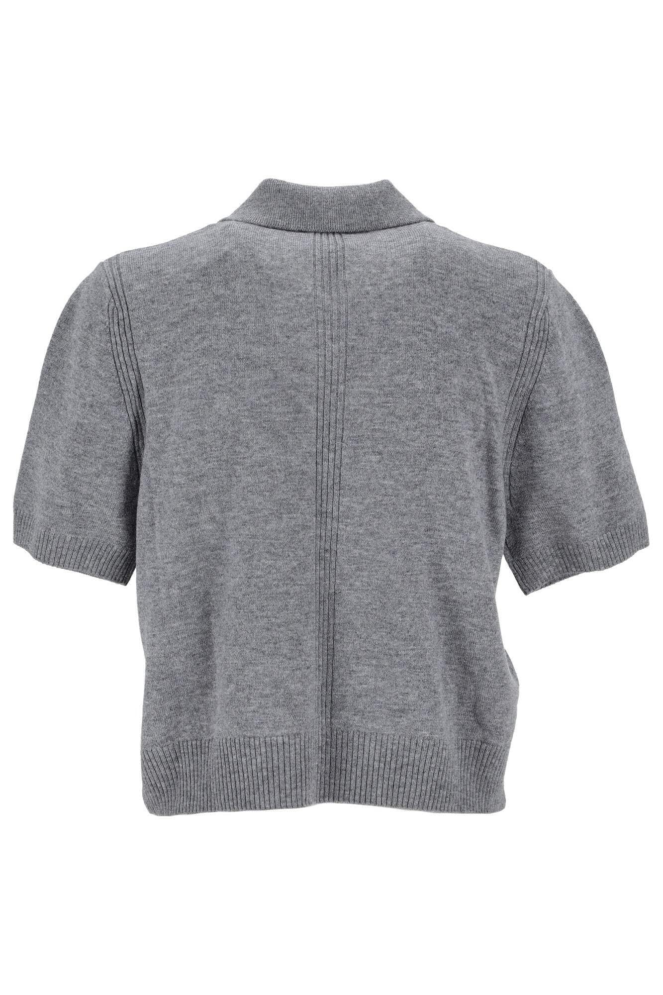 Sweter w stylu polo