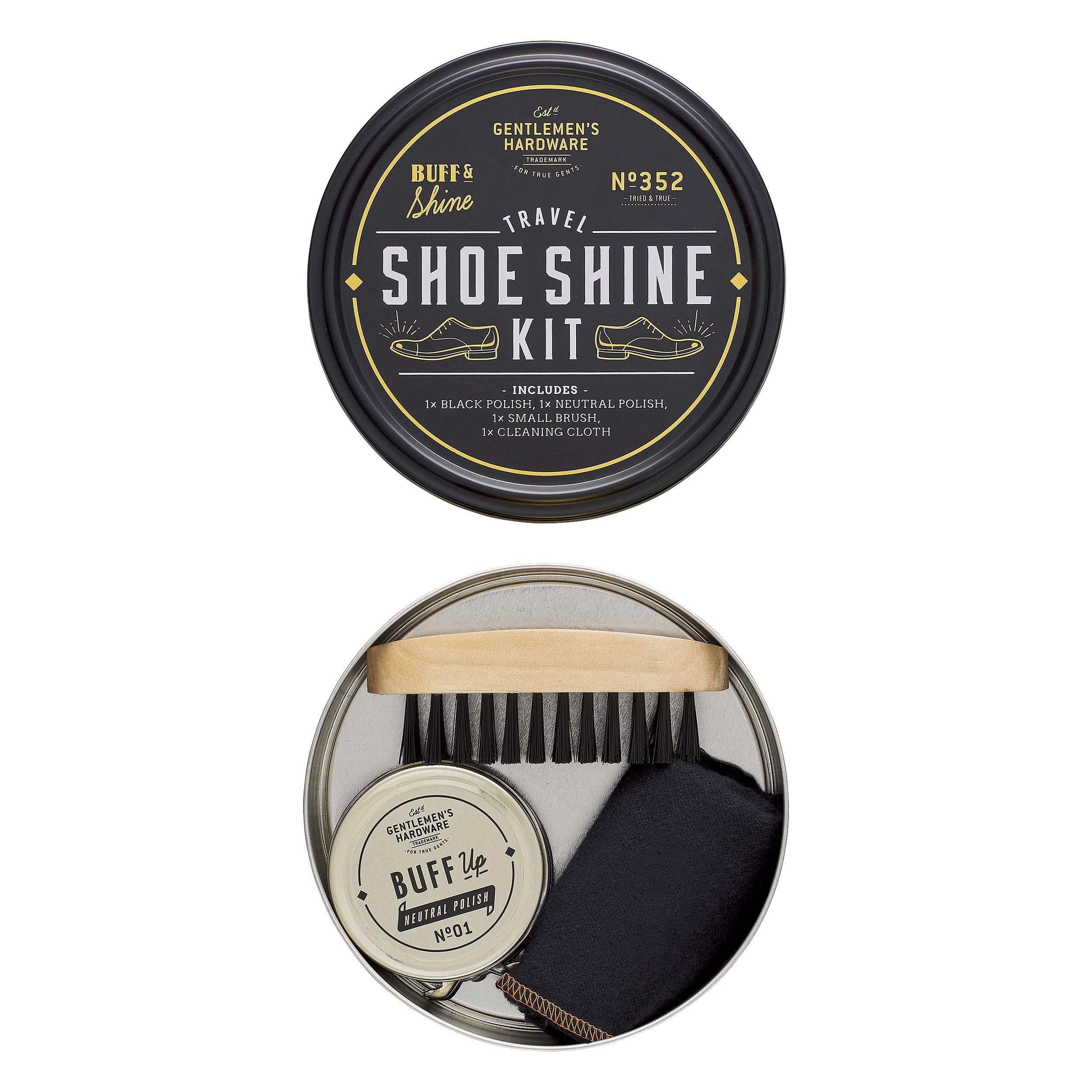 Gentlemen's Hardware Herren-Schuhputz-Set, Mehrfarbig, Einheitsgröße