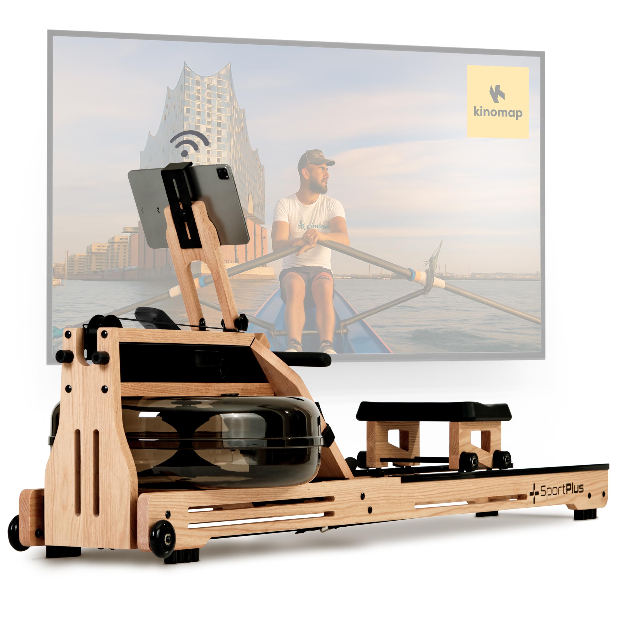 Wasser-Rudergerät Test 4 Wasser-Rudergerät Test SportPlus Wasserrudergerät