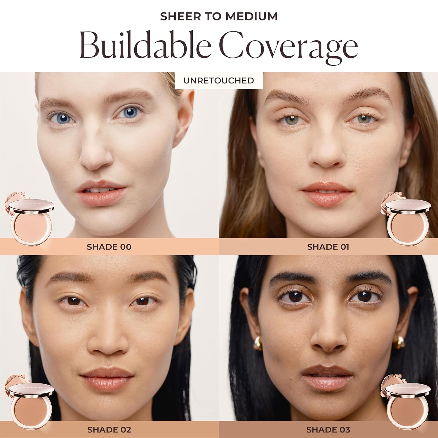 Laura Mercier Tinted Blur Balm, Balm-to-Powder Blurring Skin Tint, 12HR Wear, Natural Matte Soft-Focus Finish, Sheer Buildable Coverage, Peptide-Infused - Image 7