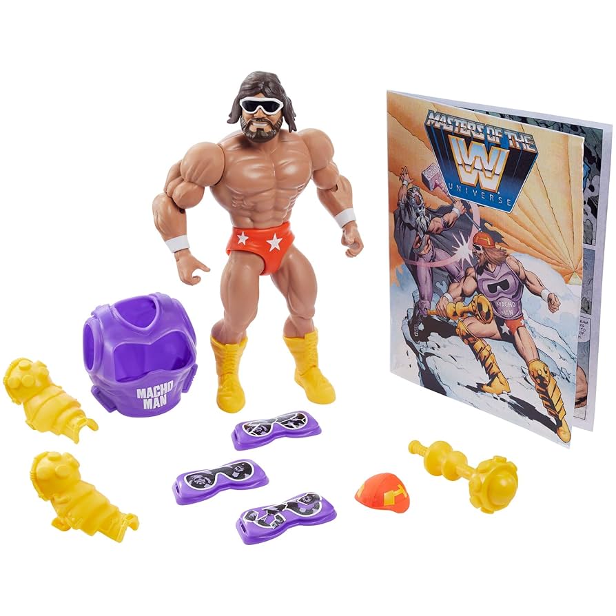 WWF ハズブロ フィギュア プロレス マッチョマン・ランディー・サベージ Amazon.co.jp: Mattel WWE マッチョキング ランディ・サベージ