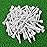 Crestgolf Wood Golf Tees 2-1/8 inch Pack of 100 (White)