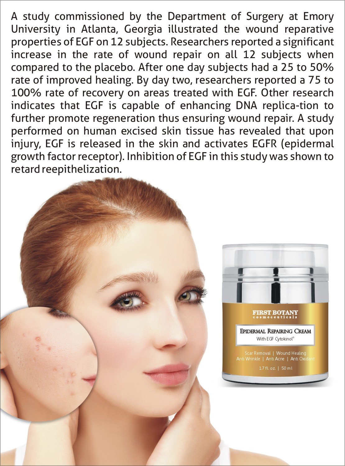 Buy Scar Cream & Epidermal Repairing Cream 1.7 Oz. With Nobelprized