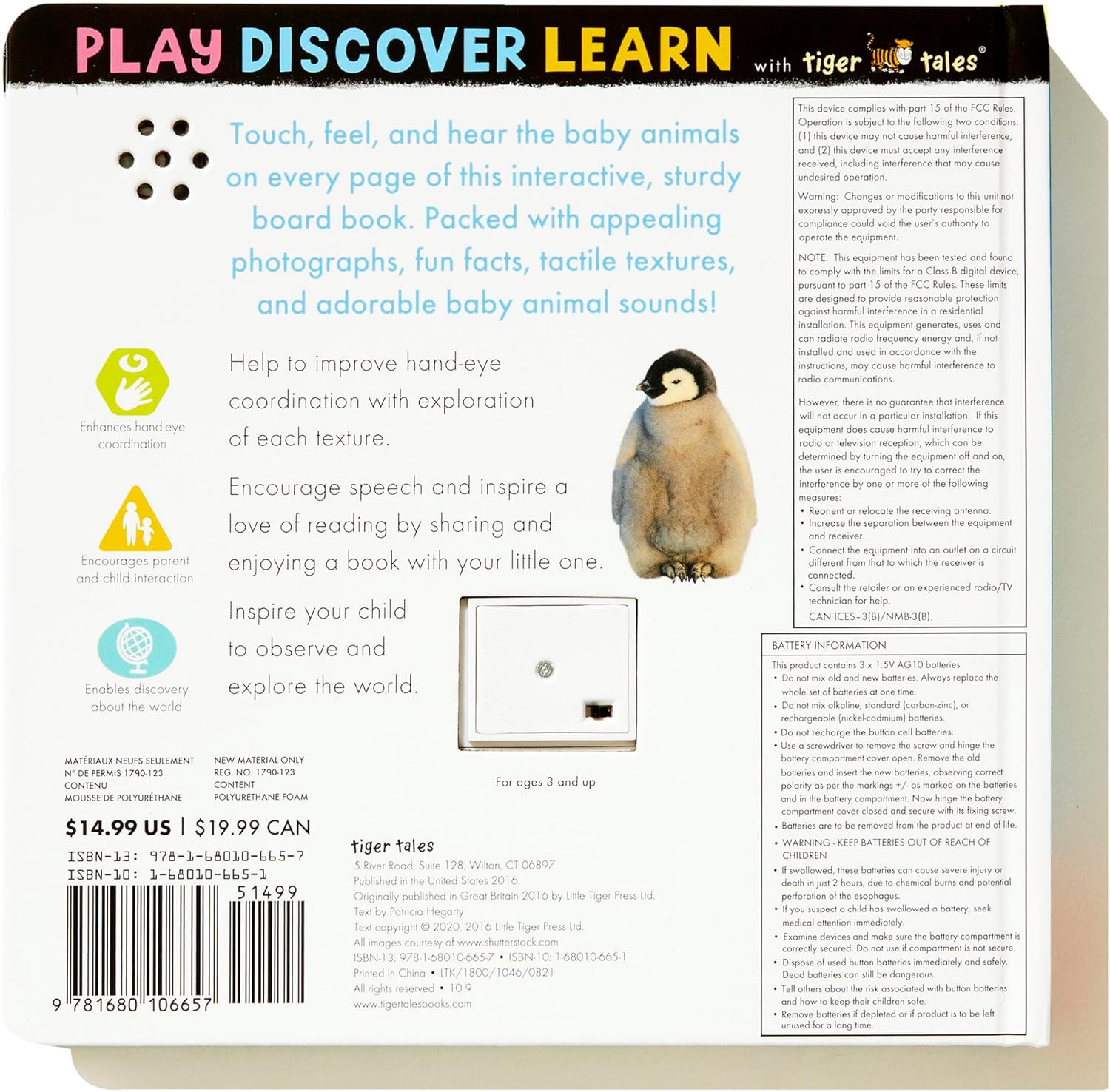 Noisy Baby Animals Interactive Board Book with Sounds
