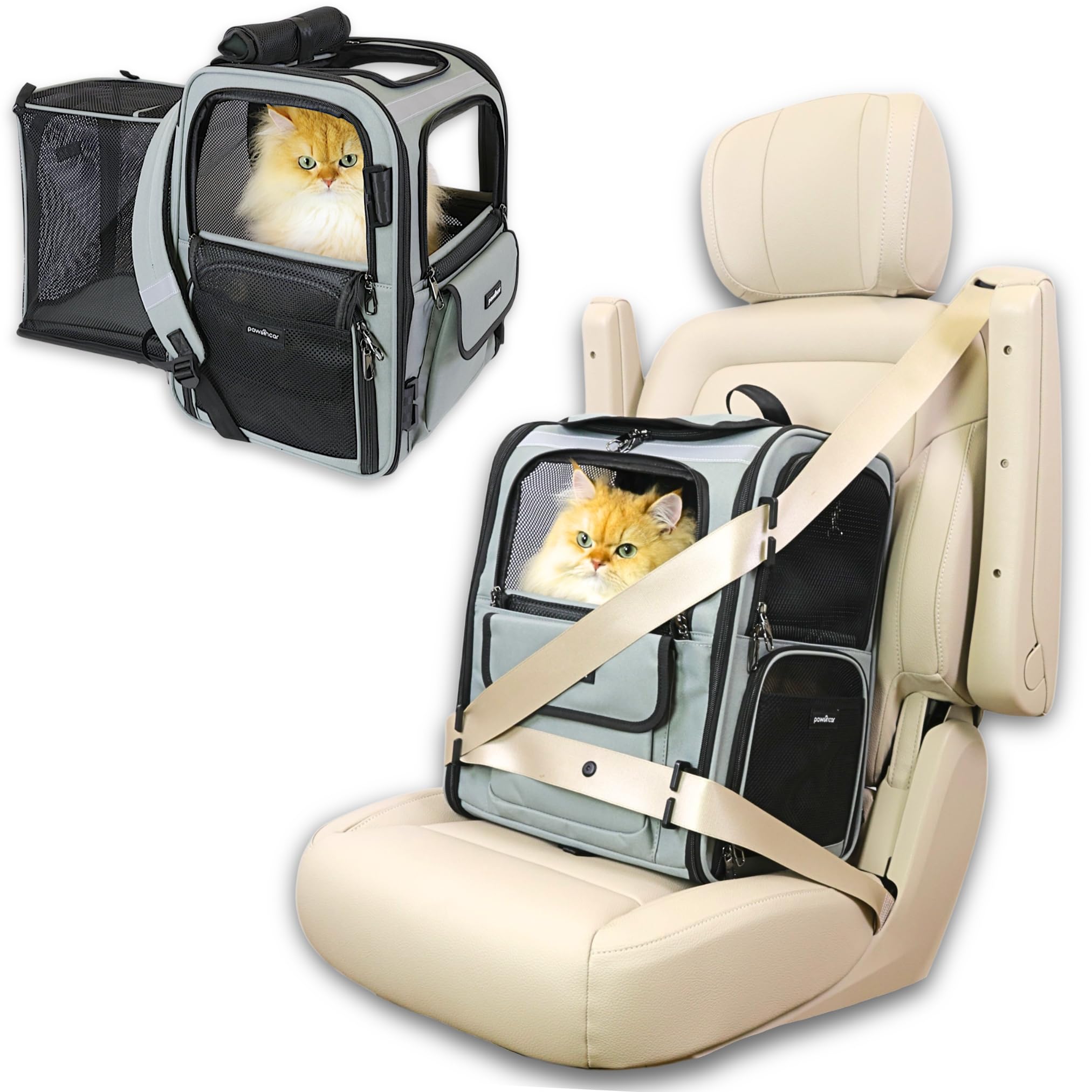pawsincar Crash-Tested Cat Backpack Carrier