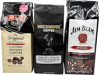 Liquor Lovers Ground Coffee Bundle - Brickhouse Kafe Lua Mocha Liqueur 1...