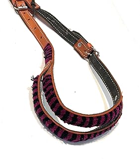 Charro Saddle Purple Horse Headsatall, Cabezadas Con Chumete Morado