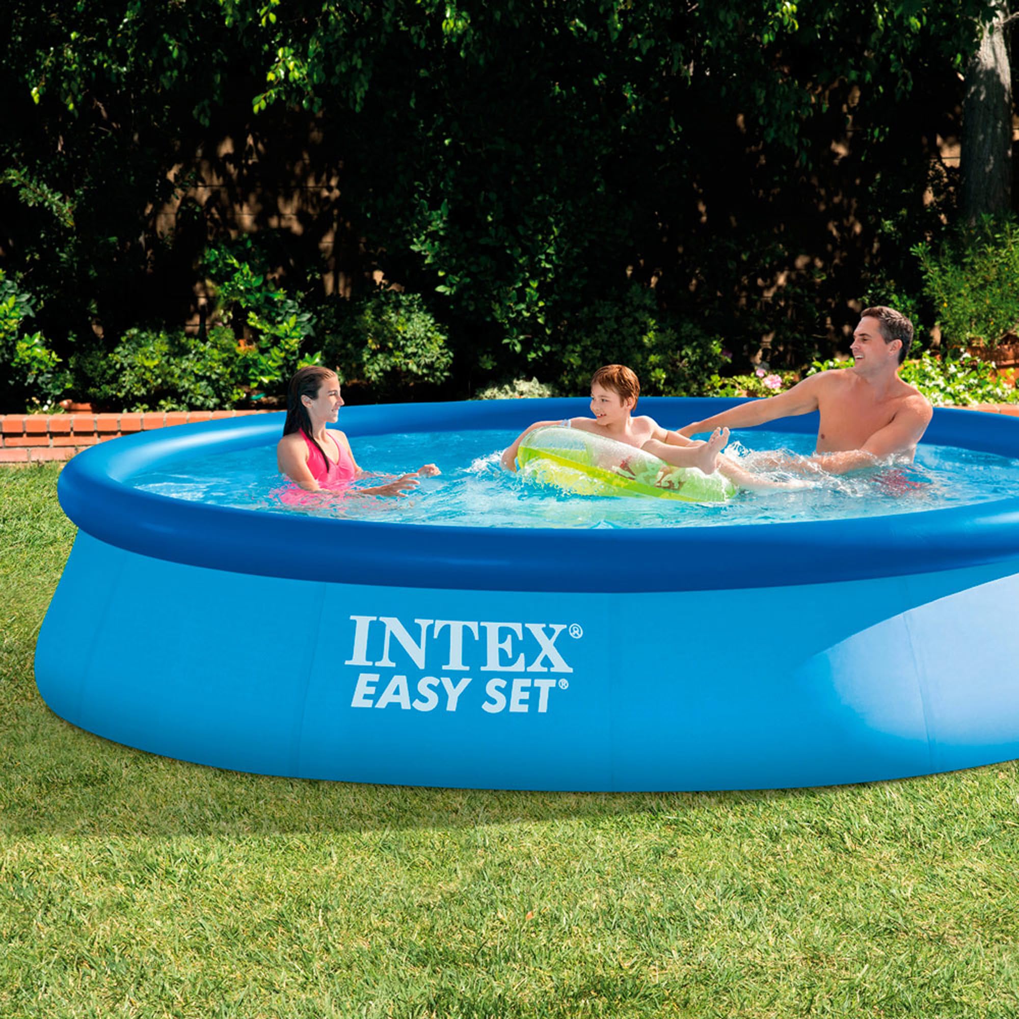 Intex Easy Set Basen Ogrodowy, 7290L, Niebieski, 396cm x 84 cm