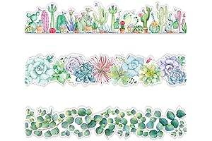 Vibrant Eucalyptus Borders: Transform Your Classroom into a Tropical Oasis