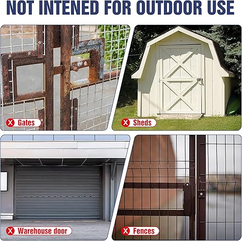 Miniatura 7 de Candado de combinación, 1 unidad, esfera fija azul de 1.969 in (2 pulgadas) con diferentes combinaciones, para gimnasio y casillero, escuela, caja