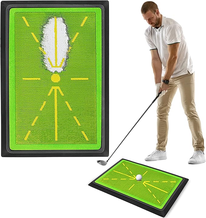 Golf Hitting Mat, Golf Training Mat for Swing Detection Batting, Golf MatInstant Path Feedback