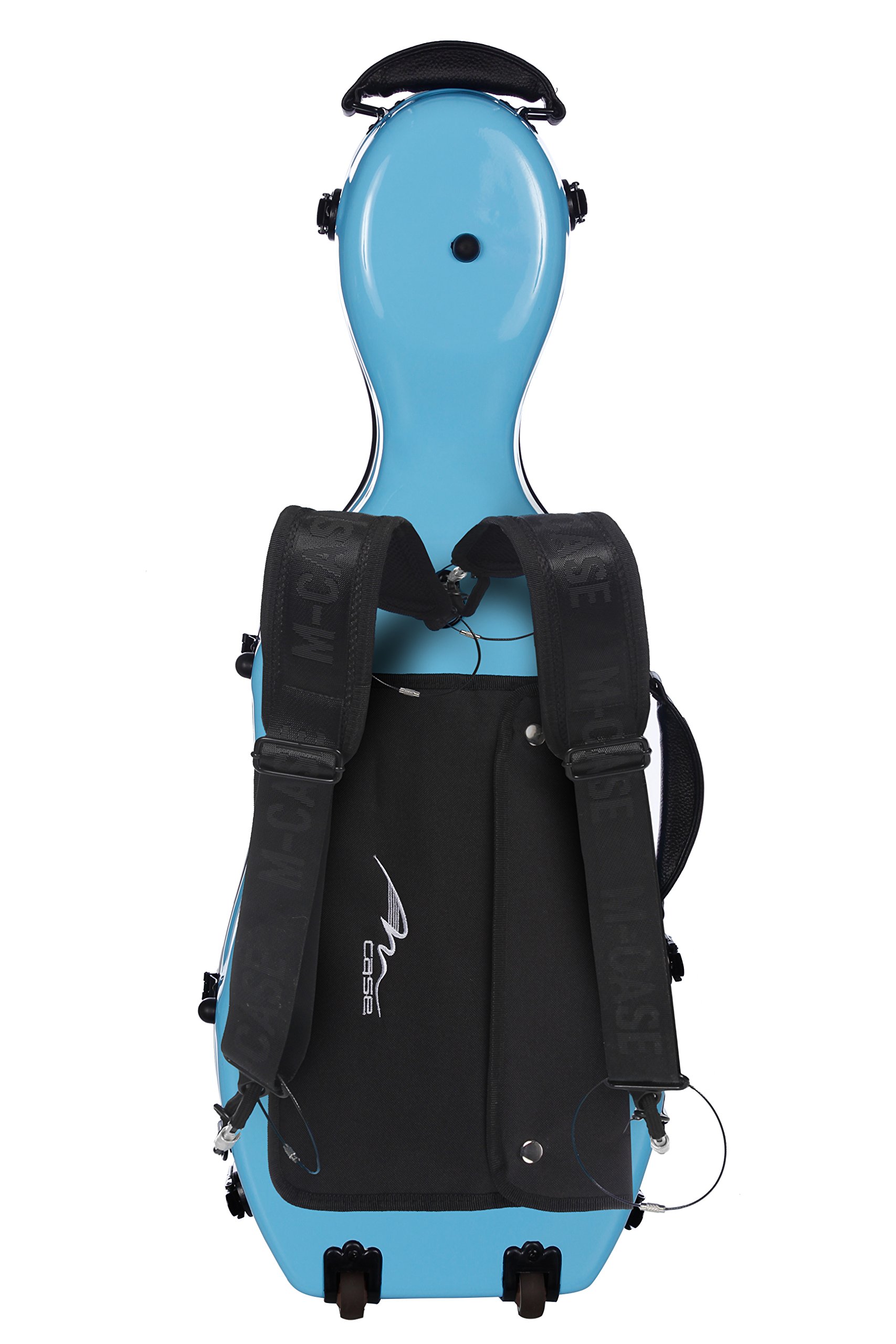 M-Case Custodia per Viola Fiberglass 38-43 Ultra Light cielo blu borsa musicale