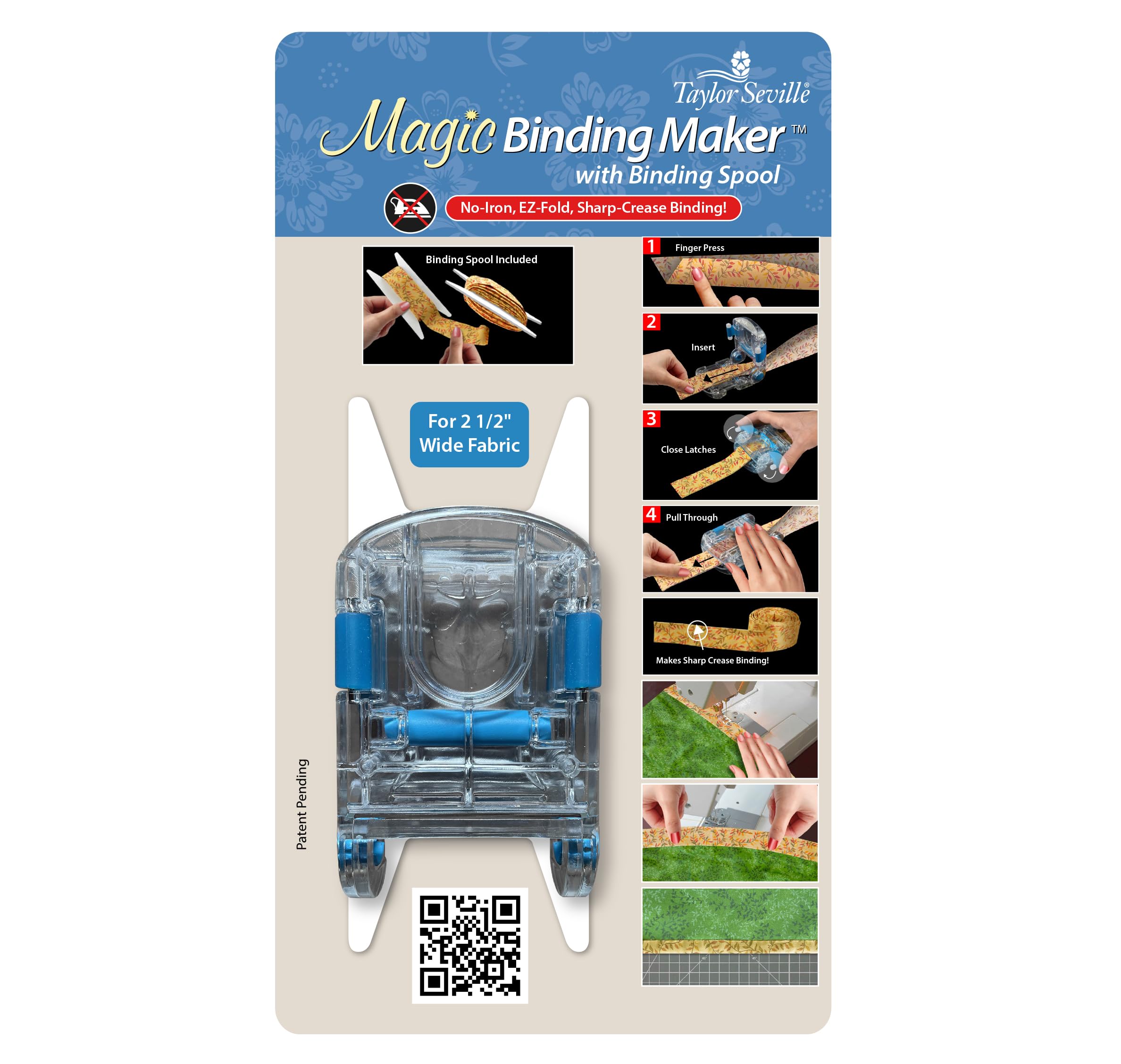 Taylor Seville Magic bias Tape Maker 2-1/2 inches - 1pcs