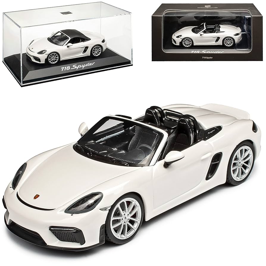 MINICHAMPS 718 ボクスター GTS 1/43 ホワイト Porsche 718 Boxster GTS white (Minichamps) 1:43 - Minicarweb