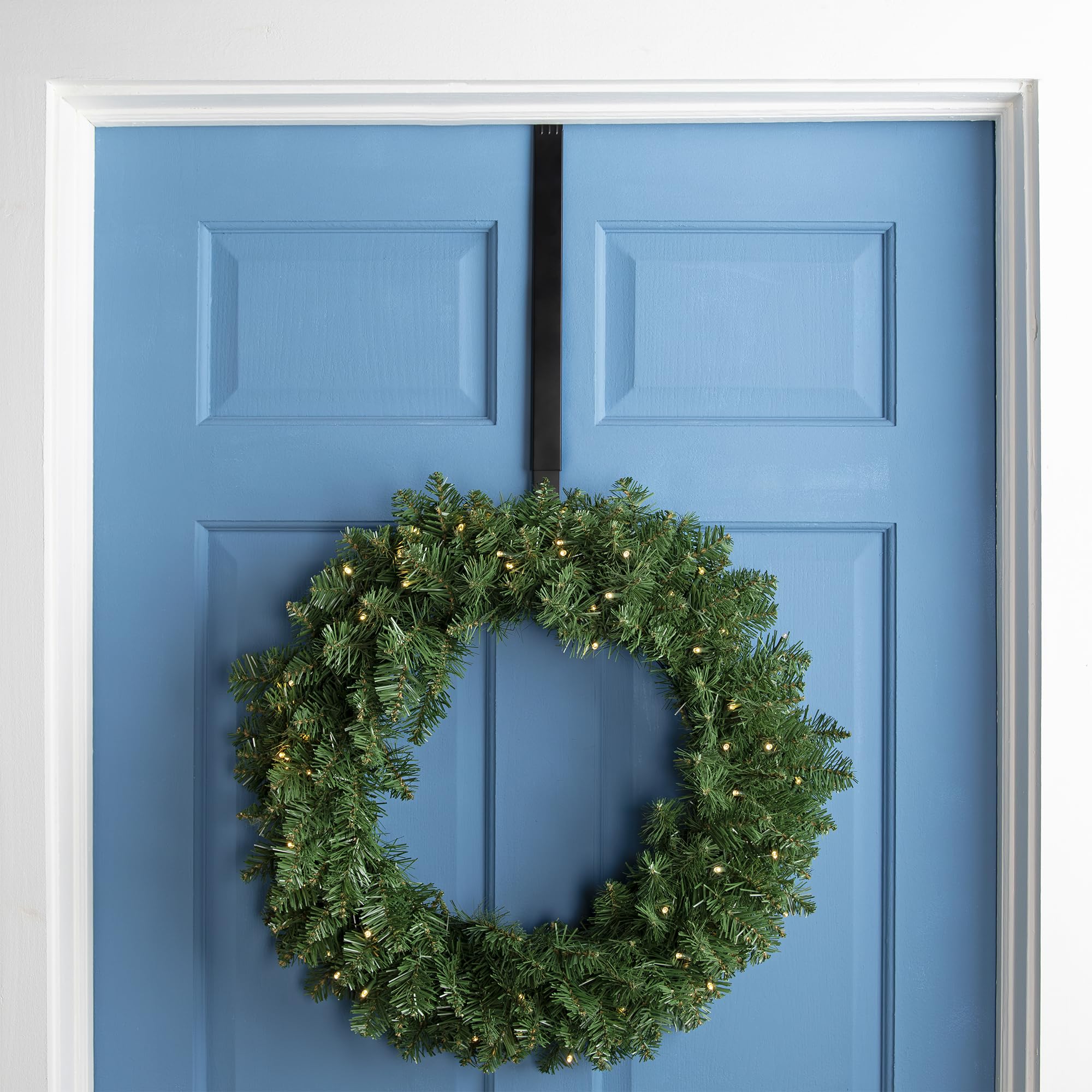 Adjustable Over The Door Metal Christmas Wreath Hanger - 15