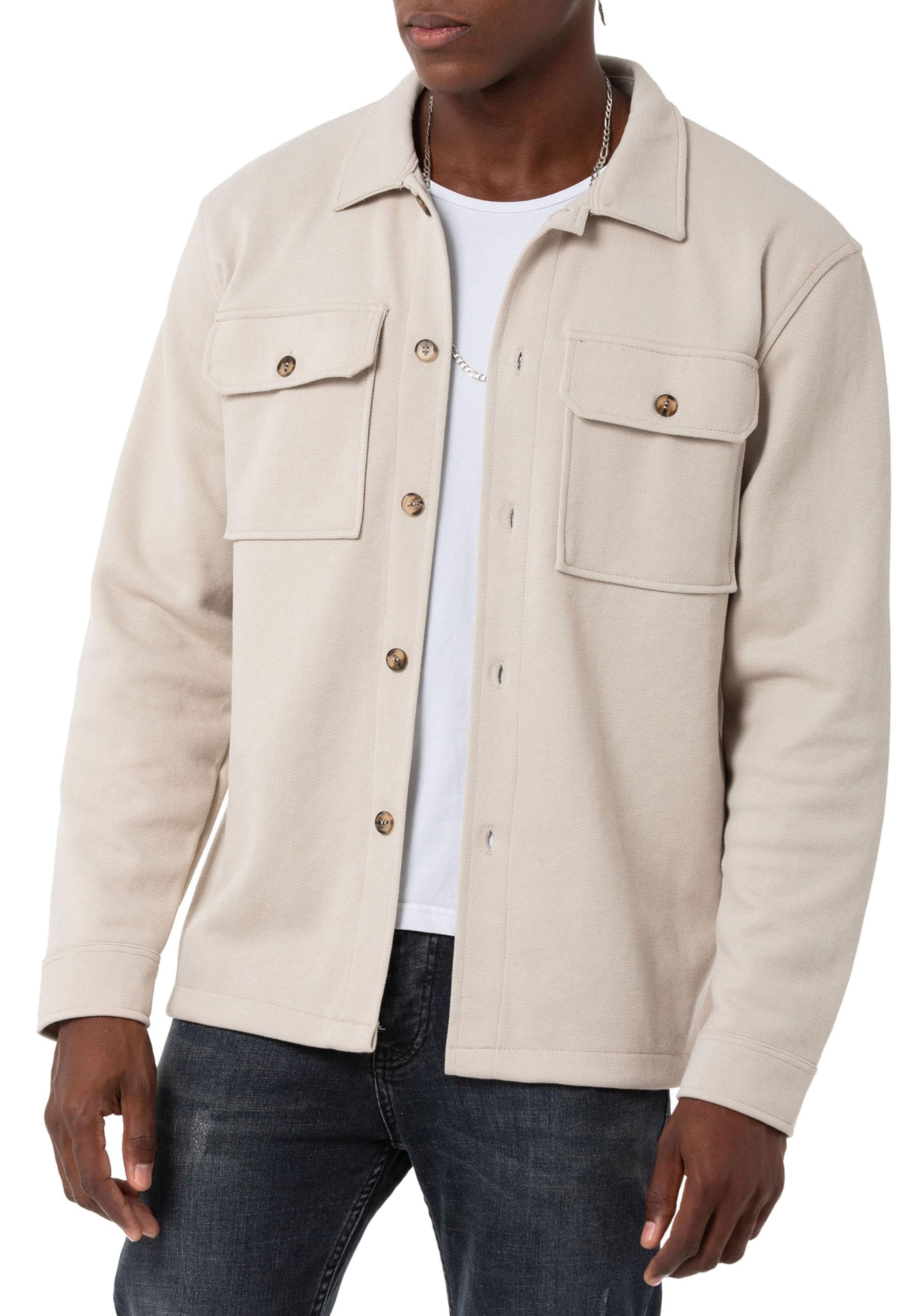 Redbridge Oversized Overshirt im minimalistischen Design Hemdjacke ideal für Casual-Looks