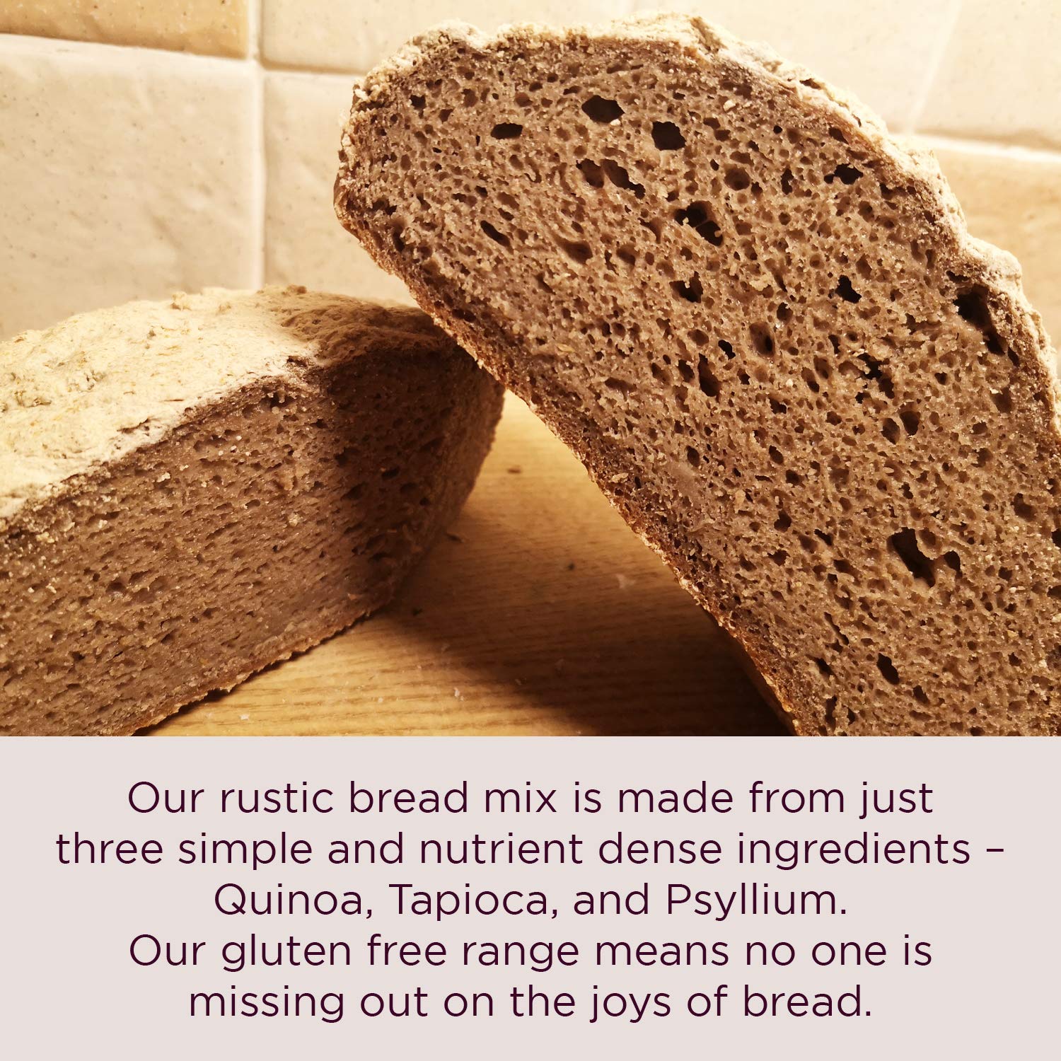 Hungry Scarecrow Gluten Free Bread Flour Mix 400g Rustic Bread Mix