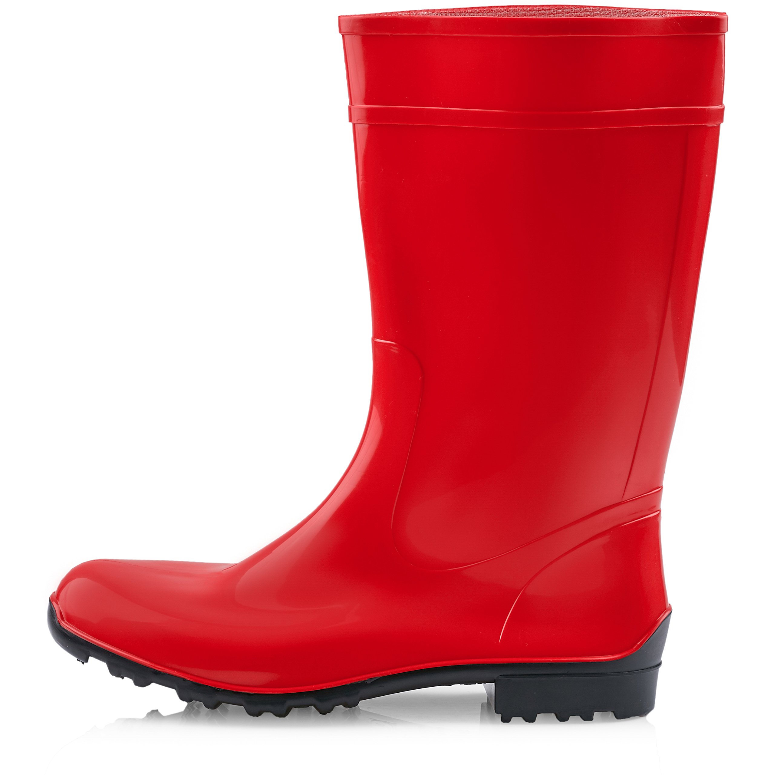 Ladeheid Botas de Agua para Mujeres Zapatos Antideslizantes e Impermeables en Botas de Goma PVC para Mujer Women rubberboots LA-967