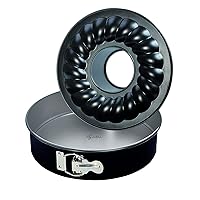 Lagostina Gustosa Tortiera Apribile con Cerniera e Due Fondi Intercambiabili in Acciaio Antiaderente