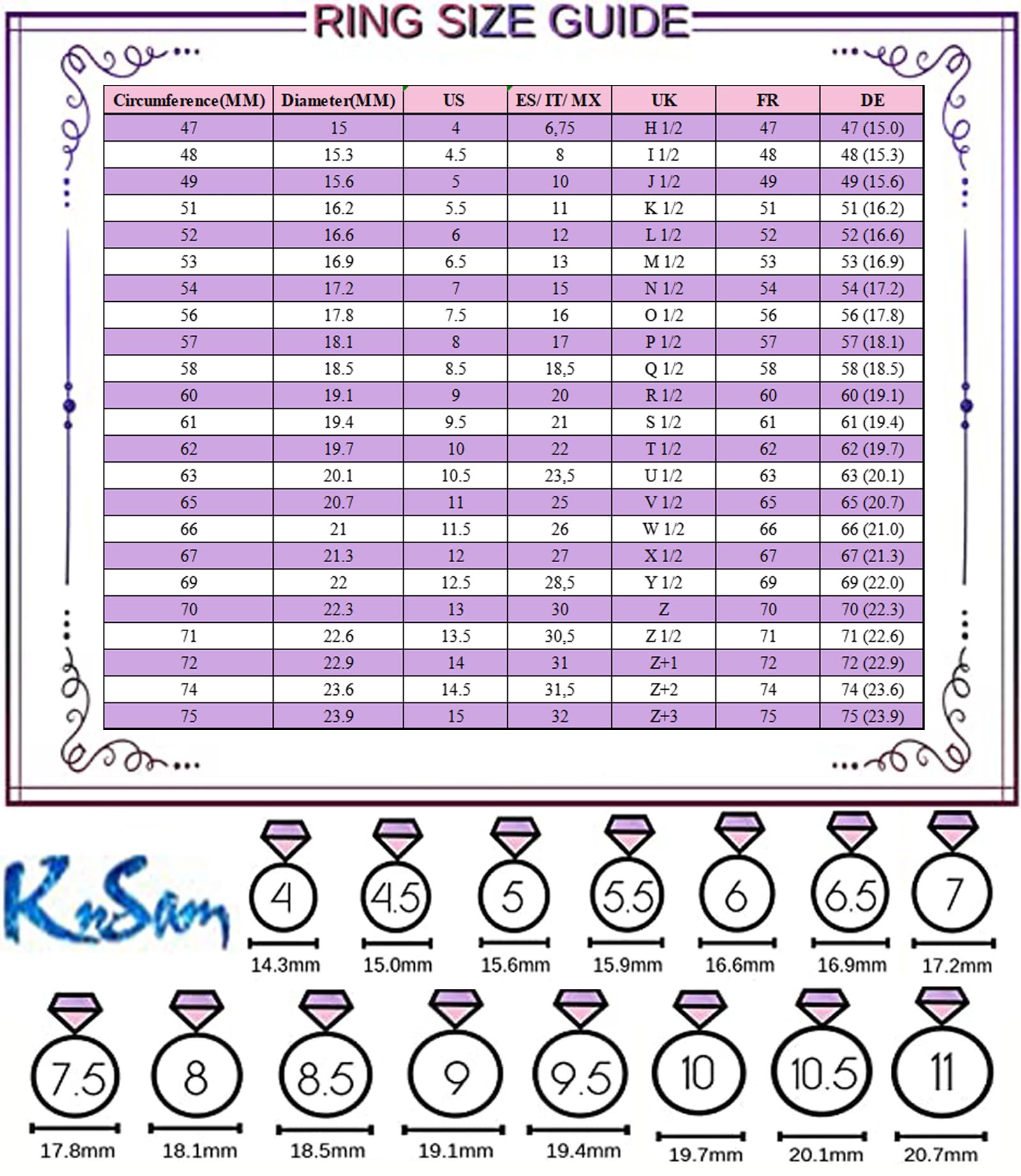 KnSam Au 375/585/750 złoto prawdziwe złoto biżuteria para pierścionków z czerwonym żółtym turmalinem, liść pierścionek zaręczynowy żółte złoto 9K/14K/18K cytryn rozm. 47-65