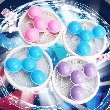 4PCS Pet Hair Catcher for Laundry, Lint Catcher for Washing Machine,Pet Hair Remover for Laundry Filter,Reusable Household Hair Filter Washer Lint Trap Net Pouch