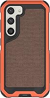 Vista 16 de Ghostek Atomic - Funda delgada para Galaxy Z Flip 4, parte trasera de aramida con parachoques de aluminio rojo, funda protectora de doble capa a