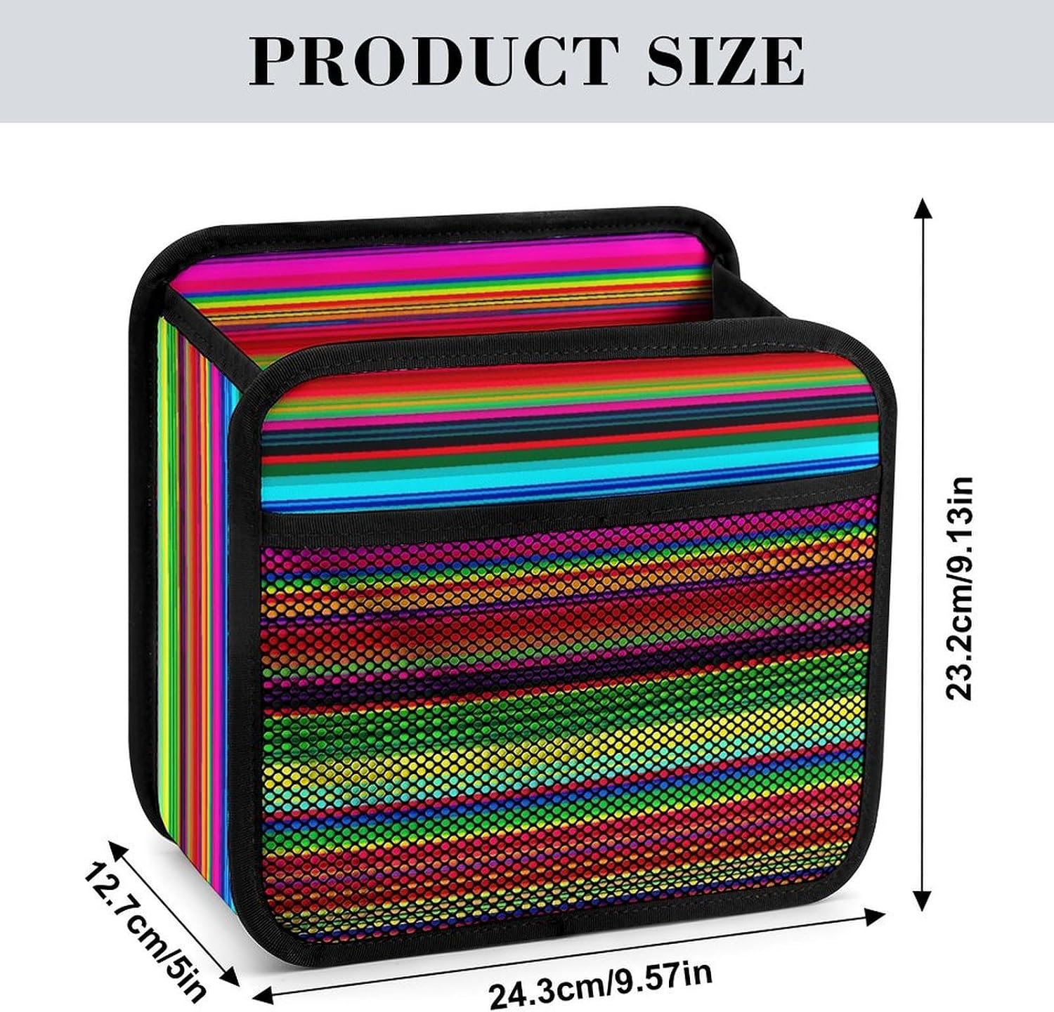 Colorful Mexican Stripes Car Seat Back Organizer for Family image 2
