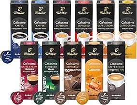 Tchibo Cafissimo Tasting Set Various Varieties Caffè Crema, Espresso and Coffee, 110 Pieces (11 x 10 Coffee Capsules), Sustainable & Fair Trade